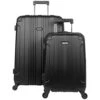 Kenneth Cole Reaction Out Of Bounds Luggage Collection Lightweight Durable Hardside 4-Wheel Spinner Travel Suitcase Bags, Midnight Black, 2-Piece Set (20" & 28") -Vera Bradley Shop 41cVMVC3vsL