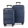 Travelpro Roundtrip Hardside Expandable Luggage, TSA Lock, 8 Spinner Wheels, Hard Shell Polycarbonate Suitcase, Navy, 2-Piece Set (21/25) -Vera Bradley Shop 41cVhAJTDSL