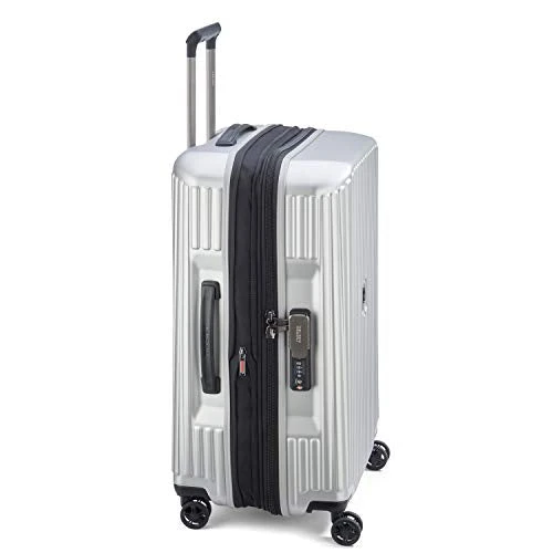 DELSEY Paris Securitime Expandable Luggage With Spinner Wheels, Silver, Checked-Medium 25 Inch 10 DELSEY Paris Securitime Expandable Luggage With Spinner Wheels, Silver, Checked-Medium 25 Inch - Image 8