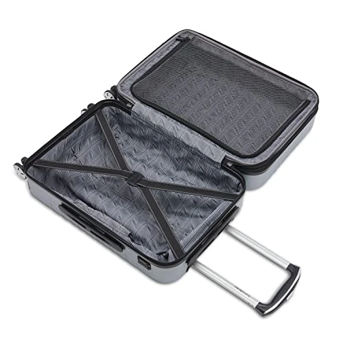 Samsonite Hers N Hers Luggage With Spinner Wheels, 2-Piece Set (BeautyCrate Plus Carry-On), Brushed Silver 5 Samsonite Hers N Hers Luggage With Spinner Wheels, 2-Piece Set (BeautyCrate Plus Carry-On), Brushed Silver - Image 3