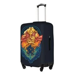 Fullmetal Alchemist Anime Travel Luggage Protector Cover Washable Suitcase Covers With Concealed Zipper Elastic Protector Case M 22-24 In -Vera Bradley Shop 41daUfa9USL