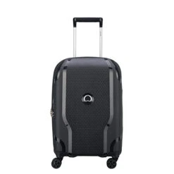 DELSEY Paris Clavel Hardside Expandable Luggage With Spinner Wheels, Black, Carry-On 19 Inch