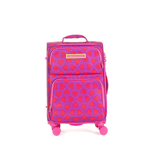 Cloe By Agatha Ruiz De La Prada Carry-On 20 Inch Luggage With 360º-spinner Wheels In Magenta Color 3 Cloe By Agatha Ruiz De La Prada Carry-On 20 Inch Luggage With 360º-spinner Wheels In Magenta Color