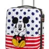 American Tourister Disney Legends - Spinner S - Kids Luggage, 55 Cm, 36 L, Multicolour (Mickey Dots)