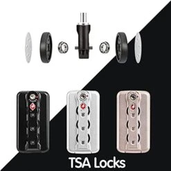 YUEMAI Aluminum Alloy Luggage Hard Shell Carry-Ons With Spinner Wheels, Zipperless & Lightweight Suitcases For Travel With Tsa Lock (20", Silver) 13 YUEMAI Aluminum Alloy Luggage Hard Shell Carry-Ons With Spinner Wheels, Zipperless & Lightweight Suitcases For Travel With Tsa Lock (20", Silver) -Vera Bradley Shop 41ebj1SLJDL