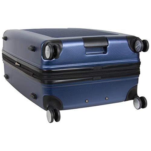 Ben Sherman 181037 Norwich Collection Lightweight Hardside PET Expandable 8-Wheel Spinner Luggage, Indigo, 28-Inch Checked 5 Ben Sherman 181037 Norwich Collection Lightweight Hardside PET Expandable 8-Wheel Spinner Luggage, Indigo, 28-Inch Checked - Image 3