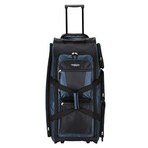 Travelers Club Xpedition 30 Inch Multi-Pocket Upright Rolling Duffel Bag, Rivera Blue, 30-Inch 4 Travelers Club Xpedition 30 Inch Multi-Pocket Upright Rolling Duffel Bag, Rivera Blue, 30-Inch - Image 2