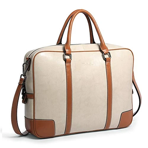 BOSTANTEN Leather Briefcase Messenger Satchel Bags Laptop Handbags For Women 9 BOSTANTEN Leather Briefcase Messenger Satchel Bags Laptop Handbags For Women - Image 7