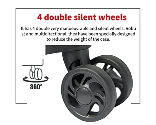 AOUZE Practical Luggage Suitcase Lightweight Expandable Lock Rotator 20 Inches 24 Inches 28 Inches Ultra-Lightweight But Very Durable Suitable For Outdoor Use (Color : Blue) 6 AOUZE Practical Luggage Suitcase Lightweight Expandable Lock Rotator 20 Inches 24 Inches 28 Inches Ultra-Lightweight But Very Durable Suitable For Outdoor Use (Color : Blue) - Image 4