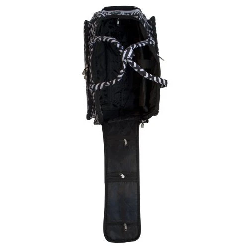 Jenni Chan Signature Deluxe Carry-All Rolling Duffel, Black/White, One Size 5 Jenni Chan Signature Deluxe Carry-All Rolling Duffel, Black/White, One Size - Image 3