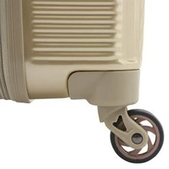 Kensie Women's Dawn Hardside 3-Piece Spinner Luggage Set, Pale Gold, (20/24/28) -Vera Bradley Shop 41fvUkUV 6L