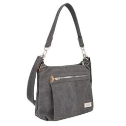 Travelon Anti-Theft Heritage Hobo Bag, Pewter, One Size
