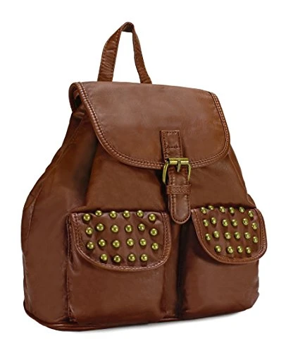 Scarleton Trendy Studded Jacquard Backpack H200304 - Brown 5 Scarleton Trendy Studded Jacquard Backpack H200304 - Brown - Image 3