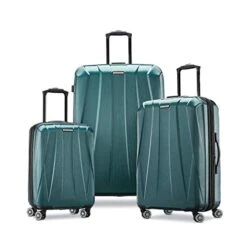 Samsonite Centric 2 Hardside Expandable Luggage With Spinner Wheels, Emerald Green, 3-Piece Set (20/24/28)