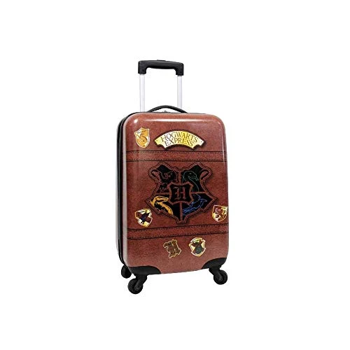 Harry Potter Luggage 21 Inch Hogwarts Express Hard-Sided Suitcase Rolling Luggage Carry-On Tween Spinner Travel Trolley For Kids - Brown 3 Harry Potter Luggage 21 Inch Hogwarts Express Hard-Sided Suitcase Rolling Luggage Carry-On Tween Spinner Travel Trolley For Kids - Brown