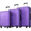 Expandable ABS Durable Suitcase 3 Piece Luggage Sets Lightweight With Double Wheels TSA Lock Spinner, Unisex Adults Teens Home Outddor Carry On Luggage (Purple 20/24/28 Inch) 2 Expandable ABS Durable Suitcase 3 Piece Luggage Sets Lightweight With Double Wheels TSA Lock Spinner, Unisex Adults Teens Home Outddor Carry On Luggage (Purple 20/24/28 Inch) -Vera Bradley Shop 41gWaoQwD7S
