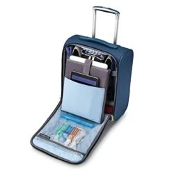 Samsonite SoLyte DLX Underseat Wheeled Carry-On (Mediterranean Blue) 12 Samsonite SoLyte DLX Underseat Wheeled Carry-On (Mediterranean Blue) -Vera Bradley Shop 41goblBhwTL
