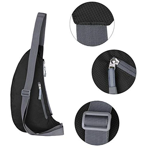 G4Free Black Sling Bag Chest Crossbody Bag Lightweight Sling Backpack One Strap Shoulder Backpack 7 G4Free Black Sling Bag Chest Crossbody Bag Lightweight Sling Backpack One Strap Shoulder Backpack - Image 5