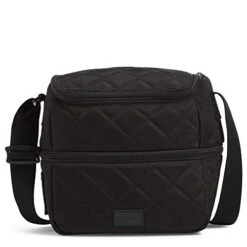 Vera Bradley Womens Medical Professional Cooler Lunch Bag, Black, One Size US