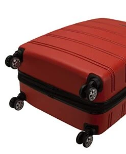 Rockland Melbourne Hardside Expandable Spinner Wheel Luggage, Red, 2-Piece Set (20/28) -Vera Bradley Shop 41hTivstlNL
