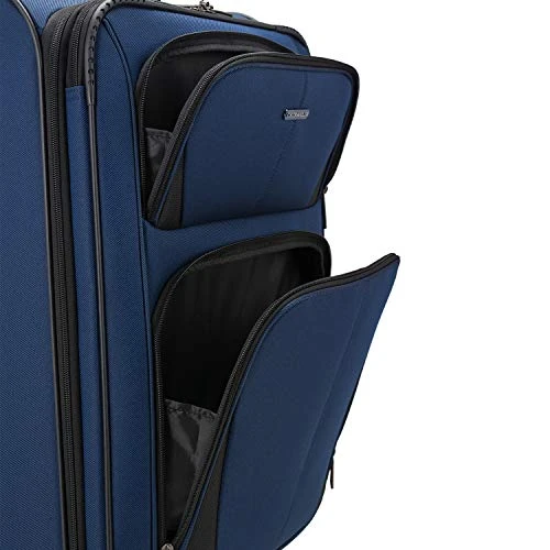 U.S. Traveler Aviron Bay Expandable Softside Luggage With Spinner Wheels, Navy, 2-Piece Set 9 U.S. Traveler Aviron Bay Expandable Softside Luggage With Spinner Wheels, Navy, 2-Piece Set - Image 7