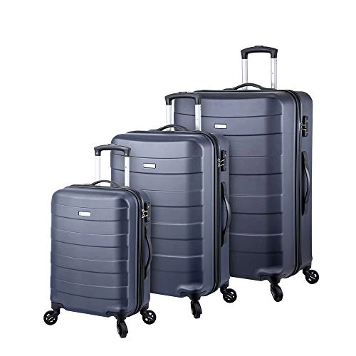Regent Square Travel - 3 Piece Luggage Sets With Build-In TSA Lock And Spinner Goodyear Wheels – Mangusta, Hard Case (Asphalt) 3 Regent Square Travel - 3 Piece Luggage Sets With Build-In TSA Lock And Spinner Goodyear Wheels – Mangusta, Hard Case (Asphalt)