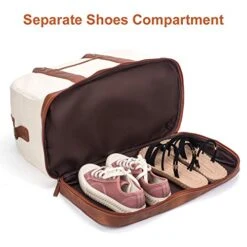 Weekender Bag For Women Canvas Overnight Bag Large Travel Bags For Women Carry On Shoulder Duffle Bag With Shoe Compartment,Perfect For Travel/Daily Use/Birthday Gift (Beige) -Vera Bradley Shop 41i7EuG PpL