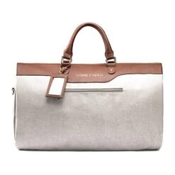 Convertible Garment Bag With Shoulder Strap, Travel Weekender Overnight Carry On Garment Duffel Bag For Women With Shoes Compartment - 2 In 1 Hanging Suitcase Suit Travel Bags