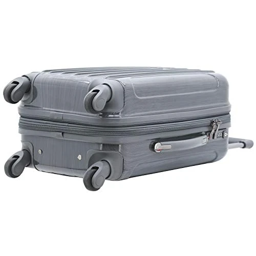 Kensie Women's Alma Hardside Spinner Luggage, Gun Metal, Carry-On 20-Inch 9 Kensie Women's Alma Hardside Spinner Luggage, Gun Metal, Carry-On 20-Inch - Image 7