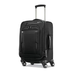 Samsonite Pro Travel Softside Expandable Luggage With Spinner Wheels, Black, Carry-On 21-Inch