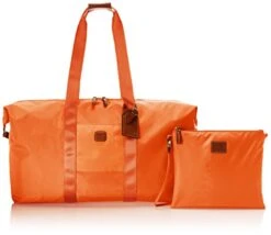 Bric's Luggage BXG30202 22 Inch Folding Duffel And Crossbody Bag, Orange Melon, One Size -Vera Bradley Shop 41ix3YkqGwL