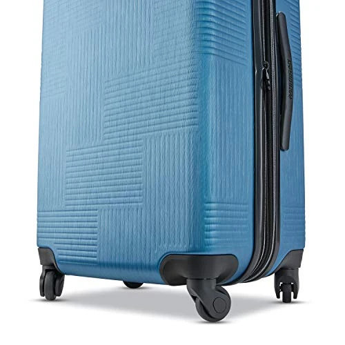 American Tourister Stratum XLT Expandable Hardside Luggage With Spinner Wheels, Blue Spruce, Checked-Medium 25-Inch 8 American Tourister Stratum XLT Expandable Hardside Luggage With Spinner Wheels, Blue Spruce, Checked-Medium 25-Inch - Image 6