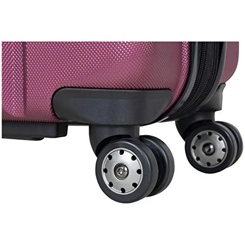 Kenneth Cole Reaction Reverb Hardside 8-Wheel 3-Piece Spinner Luggage Set: 20" Carry-on, 25", 29", Raspberry 5 Kenneth Cole Reaction Reverb Hardside 8-Wheel 3-Piece Spinner Luggage Set: 20" Carry-on, 25", 29", Raspberry - Image 3