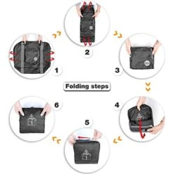 Wandf Foldable Travel Duffel Bag Luggage Sports Gym Water Resistant Nylon, Black 13 Wandf Foldable Travel Duffel Bag Luggage Sports Gym Water Resistant Nylon, Black -Vera Bradley Shop 41jQAPAnYLL