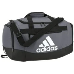 Adidas Defender 4 Small Duffel Bag, Team Onix Grey
