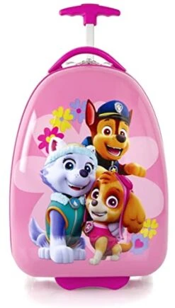 Heys Paw Patrol Girl's 18 Inch Hardside Carry-on Luggage Wheeled Suitcase - Pink
