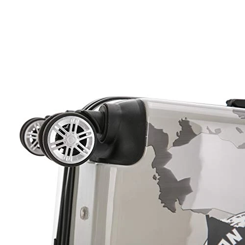 InUSA Hardside Luggage Set With Spinner Wheels, World Printed Travel Suitcases With TSA Lock And Ergonomic GEL Handle, World, 3 Piece Set (20/24/28) 6 InUSA Hardside Luggage Set With Spinner Wheels, World Printed Travel Suitcases With TSA Lock And Ergonomic GEL Handle, World, 3 Piece Set (20/24/28) - Image 4