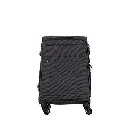 Cloe Carry-On 20 Inch Luggage With 360º-spinner Wheels In Black Color 3 Cloe Carry-On 20 Inch Luggage With 360º-spinner Wheels In Black Color