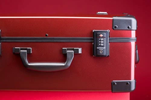 Andiamo Classico Suitcase With Built-in TSA Lock - Zipperless 20 Inch Hardside Carry On Bag- Lightweight (ABS+PC) Luggage With 8-Rolling Spinner Wheels (Red Ruby) 4 Andiamo Classico Suitcase With Built-in TSA Lock - Zipperless 20 Inch Hardside Carry On Bag- Lightweight (ABS+PC) Luggage With 8-Rolling Spinner Wheels (Red Ruby) - Image 2