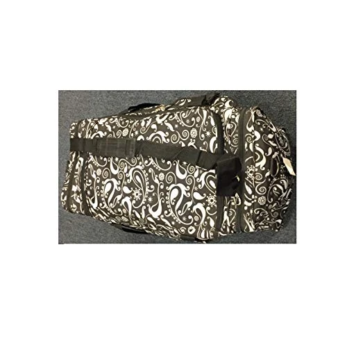 Explorer Flower Paisely Travel Duffel Bag Foldable Lightweight For Women & Men YKK Zipper Gym Carry 6 Explorer Flower Paisely Travel Duffel Bag Foldable Lightweight For Women & Men YKK Zipper Gym Carry - Image 4