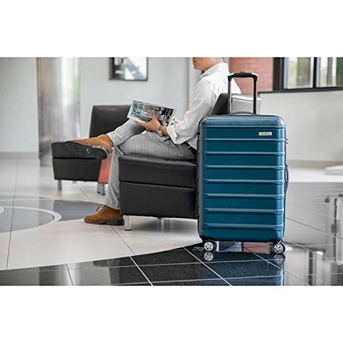 Samsonite Omni 2 Hardside Expandable Luggage With Spinner Wheels, Nova Teal, Carry-On 20-Inch 8 Samsonite Omni 2 Hardside Expandable Luggage With Spinner Wheels, Nova Teal, Carry-On 20-Inch - Image 6