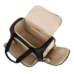 Travelpro Runway 2-piece Luggage Set, Carry On Softside Expandable 4-Wheel Spinner Suitcase & Carry On UnderSeat Luggage Soft Tote Bag, Men And Women, Black -Vera Bradley Shop 41mUyq3NedL