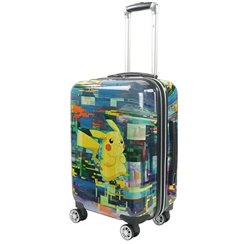 Ful Pokemon Pikachu 21 Inch Rolling Luggage, Hardshell Carry On Suitcase With Wheels, Multicolor (FBML0001-998) 3 Ful Pokemon Pikachu 21 Inch Rolling Luggage, Hardshell Carry On Suitcase With Wheels, Multicolor (FBML0001-998)