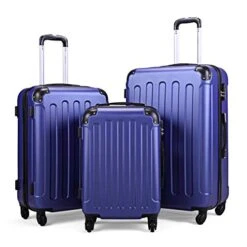 Sandinrayli Luggage Set, Lightweight & Durable Travel Suitcase With Spinner Wheels, 20β 24β 28β Hardside Spinner Set