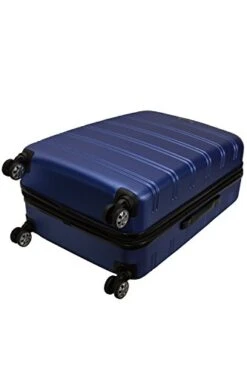 Rockland Melbourne Hardside Expandable Spinner Wheel Luggage, Blue, Checked-Large 28-Inch -Vera Bradley Shop 41n3YzHW2BL