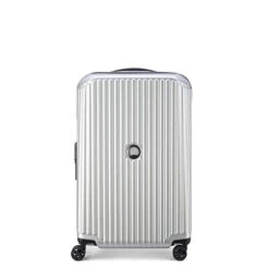 DELSEY Paris Securitime Expandable Luggage With Spinner Wheels, Silver, Checked-Medium 25 Inch 15 DELSEY Paris Securitime Expandable Luggage With Spinner Wheels, Silver, Checked-Medium 25 Inch -Vera Bradley Shop 41n9JZ239ML