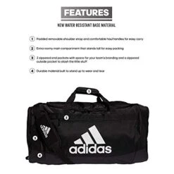 Adidas Defender 4 Large Duffel Bag, Black/White, One Size 17 Adidas Defender 4 Large Duffel Bag, Black/White, One Size -Vera Bradley Shop 41ne x Go8L