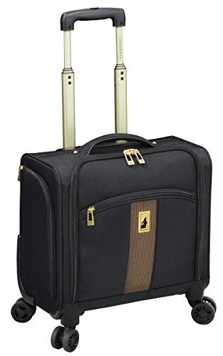 London Fog Langley 8 Wheel 15" Under The Seat Bag, Black 3 London Fog Langley 8 Wheel 15" Under The Seat Bag, Black