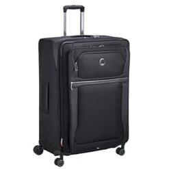 DELSEY Paris Executive Collection Softside Expandable Luggage With Spinner Wheels, Black, Checked-Large 29 Inch -Vera Bradley Shop 41oCb5jv5HL