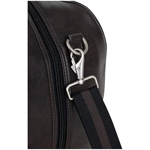 Ben Sherman 20" Travel Duffel Vegan Leather Weekender Carry-On Duffle Luggage/Gym Bag For Men & Women, Brown 9 Ben Sherman 20" Travel Duffel Vegan Leather Weekender Carry-On Duffle Luggage/Gym Bag For Men & Women, Brown - Image 7